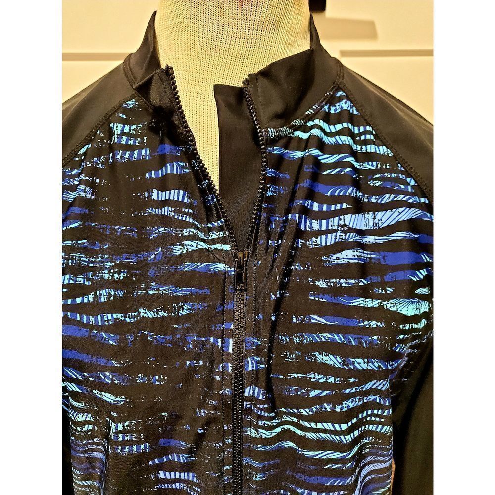 SOGO SWIM TROPICAL BLACK RASH GUARD - Picture 3 of 5